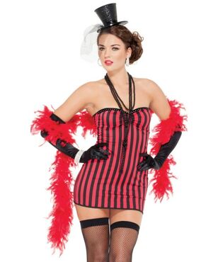 Plus size saloon young costume - Babes