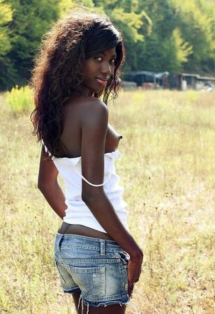 Super-cute african hotties with smooth bodies in hot mixed